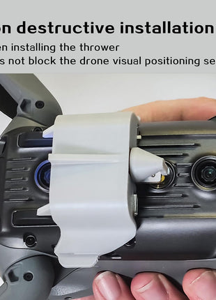 Drone Airdrop Release Module is Suitable For DJI Air2/2S | Tool-free fast installation, dedicated airdrop payload for DJI Air2/S to deliver wedding gifts and rescue supplies.