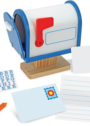 Melissa & Doug My Own Wooden Mailbox Activity Set and Educational Toy