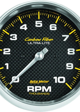 AUTO METER 4898 Carbon Fiber Electric in-Dash Tachometer 5.000 in.