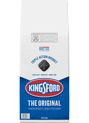 Kingsford Original Charcoal Briquettes, BBQ Charcoal for Grilling, 16 Pounds (Package May Vary)