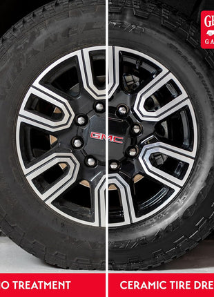 Griot's Garage Ceramic Tire Dressing Coating for Car Detailing, Safe for Rubber, Vinyl, and Plastic Trim on Cars, Trucks, SUVs, Motorcycles, and RVs, 10842, 22oz