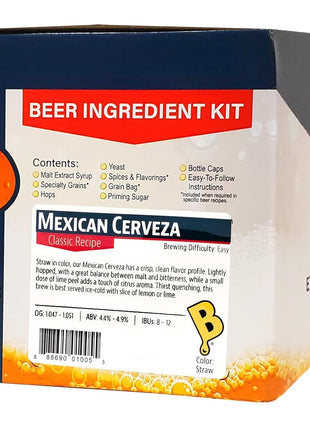 Brewer's Best Home Brew Beer Ingredient Kit - 5 Gallon (Mexican Cerveza)
