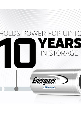 Energizer 123 Lithium Batteries (2 Pack), 3V Photo Batteries
