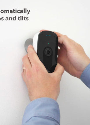 ecobee SmartCamera Indoor WiFi Security Camera, 1080p HD | Auto pan and zoom, Smoke alarm detection, 30-day video history, Two-way talk, On-device encryption, Alexa built-in