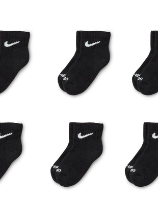 Nike Dri-Fit Performance Basic Crew (Toddler/Little Kid) White 5-7 (10 Toddler-3 Little Kid)