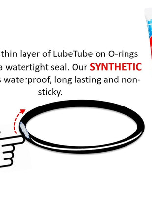 LubeTube 4oz – Multipurpose Synthetic Grease for Pool Equipment, Plumbing Fixtures, RV Toilets, Marine Systems, Machinery & Household Use – PFAS-Free, Food-Grade, Ceramic-Enhanced – Made in USA