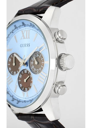 Guess Round 45mm Blue Dial Analog Men Watch - U0380G6M
