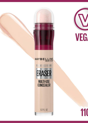 Maybelline Instant Age Rewind Eraser Dark Circles Treatment Multi-Use Concealer, 110, 1 Count (Packaging May Vary)