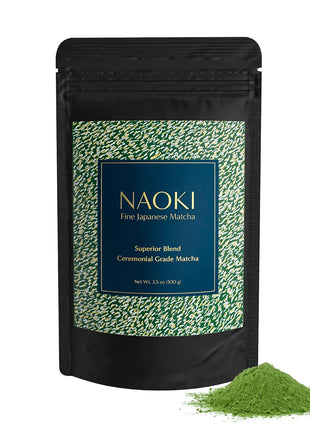 Naoki Matcha Superior Blend Matcha, 100g/3.5oz | Authentic Japanese Ceremonial Grade First Harvest Matcha Green Tea Powder from Uji, Kyoto, Japan