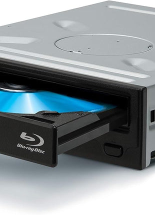 LG Electronics BH16NS40 16X Blu-ray/DVD/CD Multi Compatible Internal SATA Rewriter Drive, BDXL, M-DISC Support, Black, with PowerDVD SW
