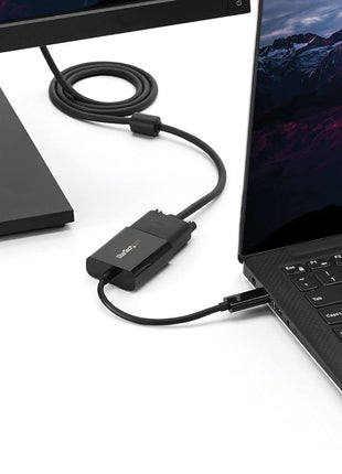 StarTech.com USB-C to VGA Adapter - Thunderbolt 3 Compatible - USB C Adapter - USB Type C to VGA Dongle Converter