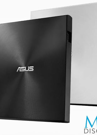ASUS ZenDrive Black 13mm External 8X DVD/Burner Drive +/-RW with M-Disc Support, Compatible with Both Mac & Windows and Nero BackItUp for Android Devices (USB 2.0 & Type-C Cables Included)