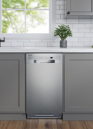 EdgeStar BIDW1802WH 18 Inch Wide 8 Place Setting Built-In Dishwasher