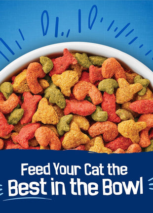 Purina Friskies Dry Cat Food Seafood Sensations With Salmon, Tuna, and Shrimp Flavors - 22 lb. Bag