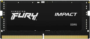 Kingston FURY Impact 32GB (2x16GB) 6400MT/s CL38 DDR5 SODIMM | Intel XMP 3.0 | Plug N Play | Laptop Memory | Kit of 2 | KF564S38IBK2-32
