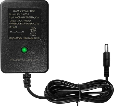 FLHFULIHUA 12 Volt Battery Charger for Kids Ride on Toys - Universal Charger for Best Choice Products Wrangler SUV,Kid Trax Dynacraft ,Kidzone Bumper, ETL Listed