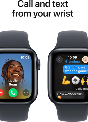 Apple Watch SE (2nd Gen) [GPS 40mm] Smartwatch with Midnight Aluminum Case with Midnight Sport Band S/M. Fitness and Sleep Trackers, Crash Detection, Heart Rate Monitor, Retina Display