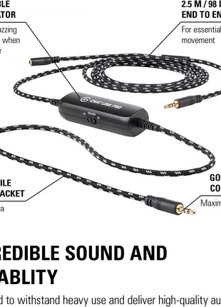Elgato Chat Link Pro Audio Adapter for PS5, PS4, Switch | Captures voice chat and gameplay sound, Extra-long braided cable, Gold-plated connectors, Line isolator eliminates hum