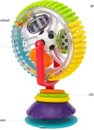 Sassy Wonder Wheel Spinning High Chair Tray Toy, Age 6+ Months