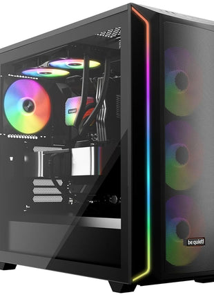 be quiet! Light Wings LX 120mm PWM Fan, Illuminated hub, Frosted Blades, Multiple Colors and Modes, Optimized Blades for Extraordinary air Pressure, Daisy Chain Option, Rifle Bearing