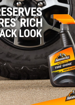 Armor All Tire Shine, One-Step Tire Shine Spray for Precise, Even Shine and Minimal Overspray - 2 Count