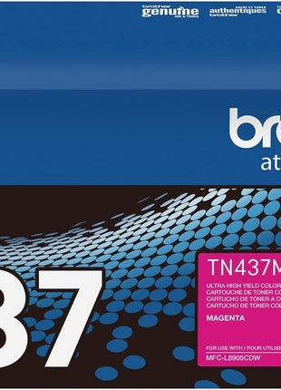 Brother Genuine TN437M Ultra High Yield Magenta Toner Cartridge