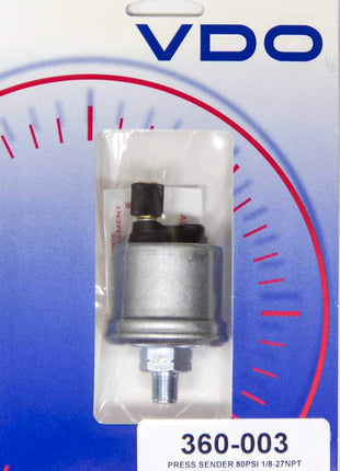 VDO Pressure Sender 80 PSI - 1/8-27 NPTF