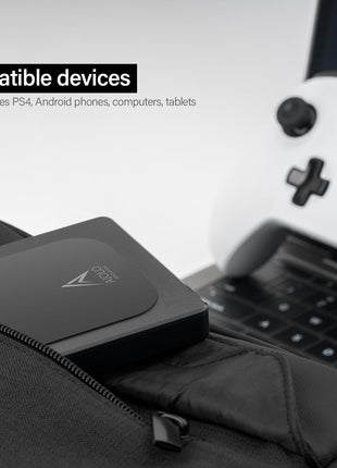 Aiolo Innovation 500GB External Hard Drive Ultra Slim Portable HDD-USB 3.0 for PC, Mac, Laptop, PS4, Xbox one,Xbox 360 HD-A4 | for PC, Mac, Laptop, PS4, Xbox one,Xbox 360-Super Fast Transmission
