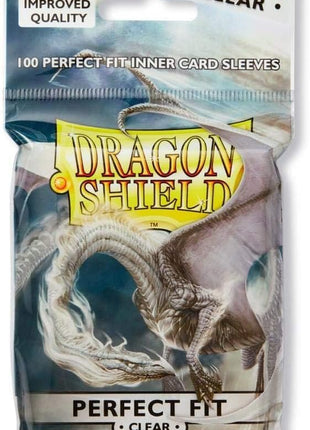 2 Packs Dragon Shield Inner Sleeve Clear Standard Size 100 ct Card Sleeves Individual Pack