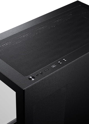 Phanteks XT View, Compact ATX Mid-Tower Gaming Chassis, Tempered Glass Front and Side Window, USB-C 3.2 Gen2, 3X M25-120 DRGB Fans Included(Black)