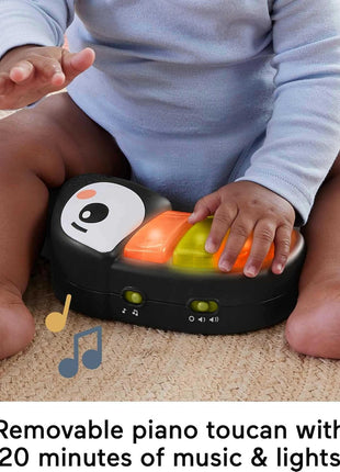 Fisher-Price Baby Bouncer Colorful Corners Jumperoo Activity Center with Music Lights Sounds & Developmental Toys