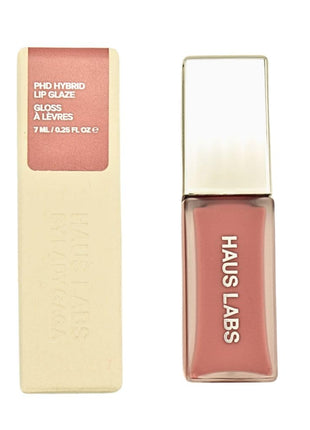 Haus Labs PhD Hybrid Lip Glaze Plumping Gloss - Guava - Soft Warm Pink
