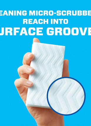 Mr. Clean Magic Eraser Original Cleaning Pads, Multi Purpose Cleaner, Bathroom Cleaning Supplies, All Purpose Cleaner, White, 6 Count