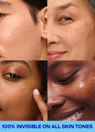 Supergoop! Unseen Sunscreen - Clear & Invisible Face Sunscreen + Broad Spectrum + Makeup-Gripping Primer - Weightless, Scentless, Oil Free - For All Skin Types & Tones