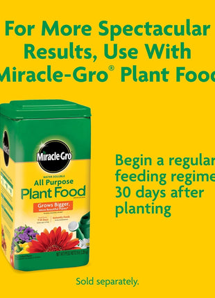 Miracle-Gro Potting Mix - For Container Plants, Flowers, Vegetables, Shrubs, Annuals, Perennials, Potting Soil Mix, Feeds up to 6 Months, 16 qt. (2-Pack)
