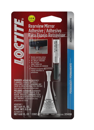 Loctite 37438 Rearview Mirror Adhesive Kit - 0.3 cc