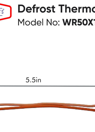 WR50X10068 Defrost Thermostat for GE Refrigerators | For GE Refrigerators, Replaces AP3884317, PS1011716, Refrigerator Defrost Thermostat Replacement Part, PS1011716, Replacement