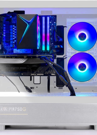 Skytech Gaming Azure 3 Gaming PC, AMD Ryzen 7 7700 3.8GHz, AMD RX 9060XT 16GB VRAM, 1TB Gen4 NVMe SSD, 32GB DDR5 RAM 6000, 650W Gold PSU, WI-FI 5, Windows 11, Desktop