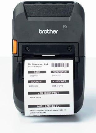 Brother RJ3230BL Portable 3 inch Direct Thermal Receipt/Label Printer