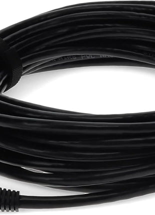 AddOn 50ft RJ-45 (Male) to RJ-45 (Male) Straight Black Cat6 UTP PVC Copper Patch Cable