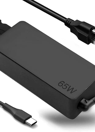 65W USB C Laptop Charger Compatible with Lenovo Thinkpad/Yoga/Chromebook, ADLX65YDC2A Replacement for Lenovo Laptop Charger