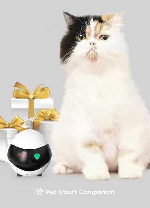 Enabot EBO SE FamilyBot Home Camera Robot: 1080P Movable Pet Camera Indoor, Battery-Operated, Auto-Recharge, Night Vision, 2-Way Talk, Local Storage, APP Control