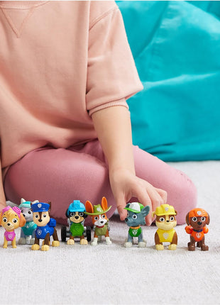 Paw Patrol 10th Anniversary All Paws On Deck 10 Figure Gift Pack | 10 Collectible Action Figures, Chase, Marshall, Rocky, Rubble, Zuma, Skye & More, Kids Toys for Boys & Girls Ages 3+