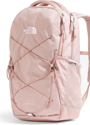 THE NORTH FACE Women's Jester Everyday Laptop Backpack | Commuter Travel Bag with Laptop Sleeve, Water-Repellent Finish, Spacious Compartment, Pink Moss, One Size