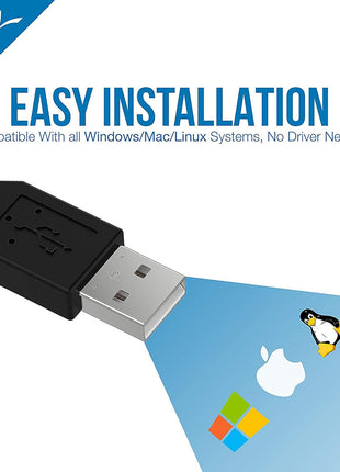 SABRENT USB 2.0 to Serial 9-Pin DB-9 RS-232 Cable, FTDI (CB-FTDI) | 6ft cable; FTDI chipset; connects serial/RS-232 devices to USB; Windows, macOS, Linux; serial to usb adapter; rs232 to usb