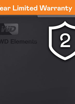 WD 4TB Elements Portable External Hard Drive for Windows, USB 3.2 Gen 1/USB 3.0 for PC & Mac, Plug and Play Ready - ‎WDBU6Y0040BBK-WESN