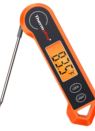 TempPro TP19H 1 Sec Digital Meat Thermometer for Cooking | Instant Read Food Thermometer with Motion Wake for BBQ Grill Oil Fry Candy, Gifts for Men Dad Husband (Previously ThermoPro)