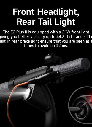 Segway Ninebot E2 Plus II/E2 Pro/E3 Pro Electric Scooter, 15.5–20 MPH, Long Range, Dual Elastomer Suspension (E3 Pro only), Foldable Adult Scooter, UL 2272 & 2271 Certified