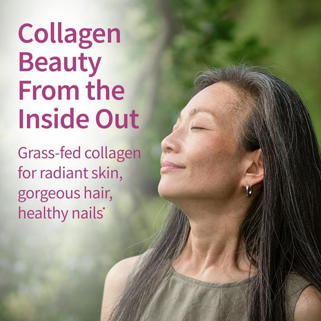 Garden of Life Grass Fed Collagen Beauty - Strawberry Lemonade, 20 Servings, Powder for Women Men Hair Skin Nails, Hydrolyzed Collagen Peptides Protein Powder Supplement