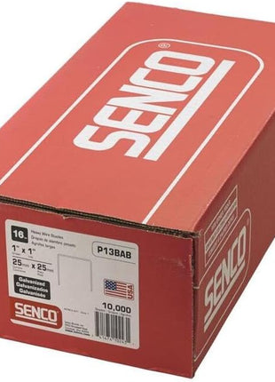 SENCO Collated Heavy Wire Staples, Galvanized, 16 GA (P13BAB) 10,000 bx